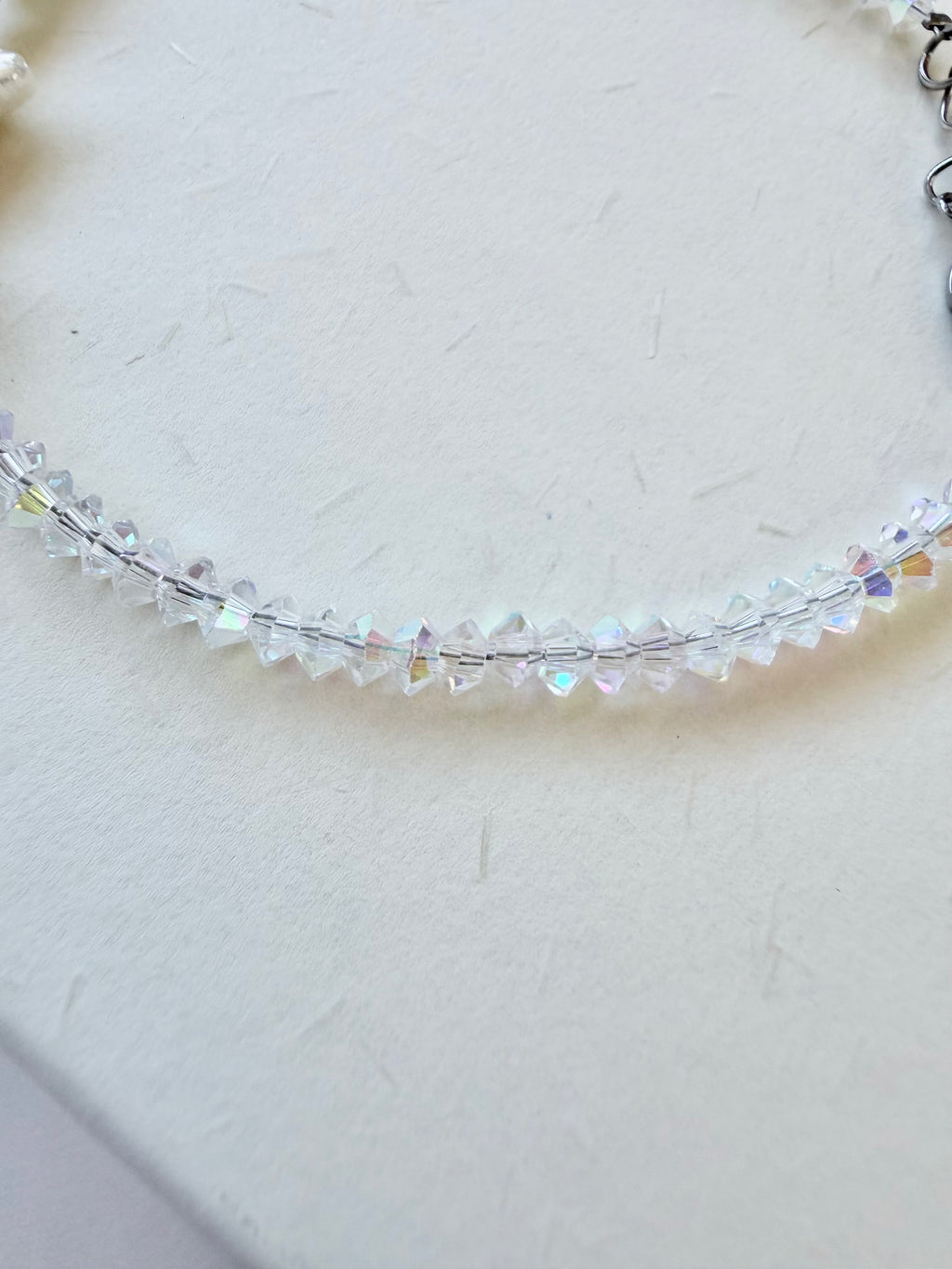 Natural Freshwater Pearl Crystal Star Bracelet | Adjustable | Handmade Gift