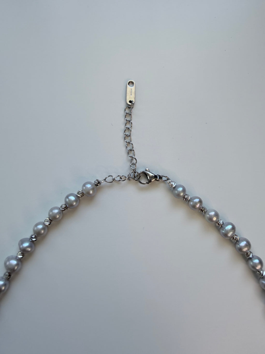 Natural Grey Freshwater Pearl Necklace, Round Beaded 36cm, Gift P purlstique (0)