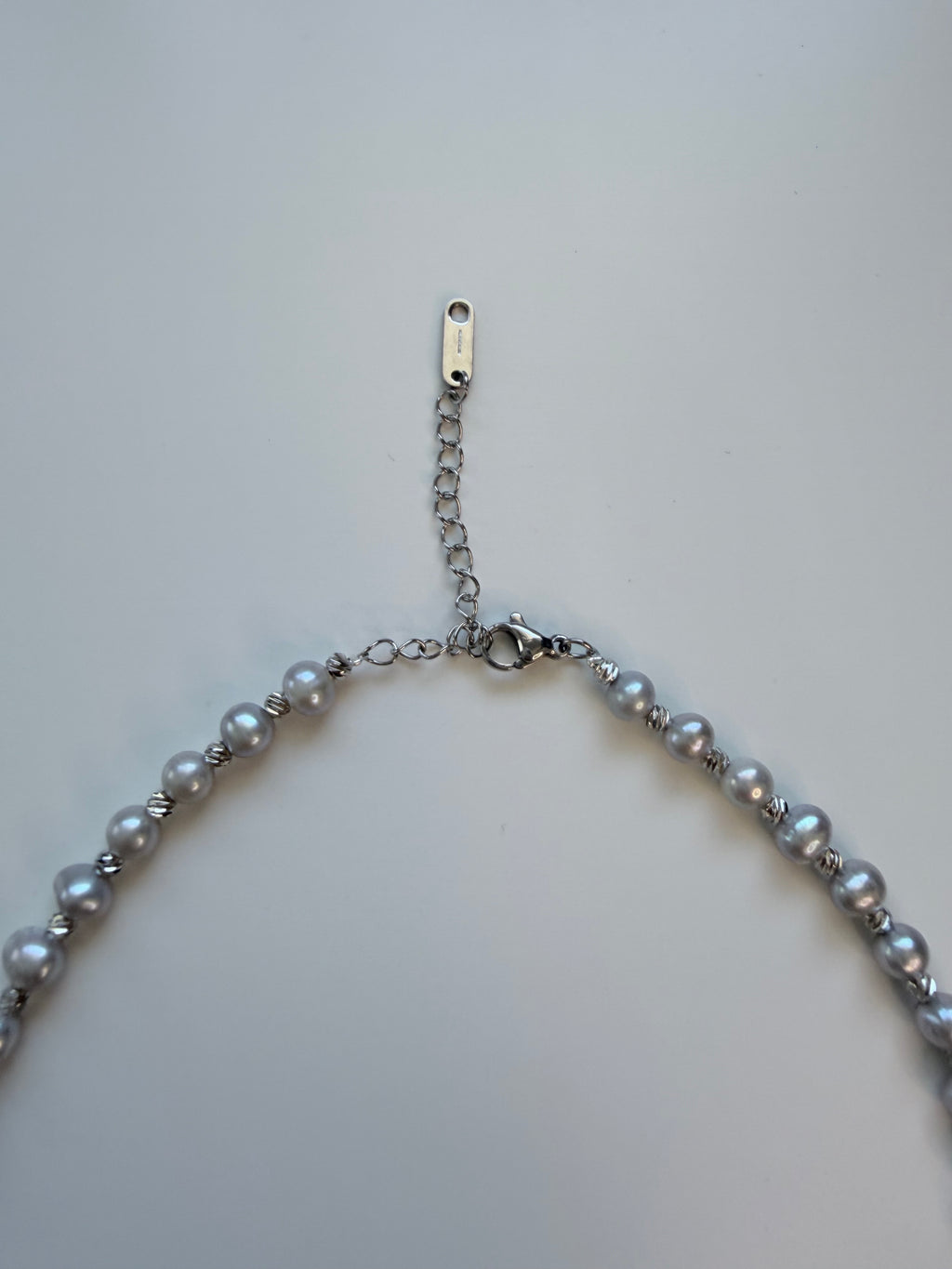 Natural Grey Freshwater Pearl Necklace, Round Beaded 36cm, Gift P purlstique (0)
