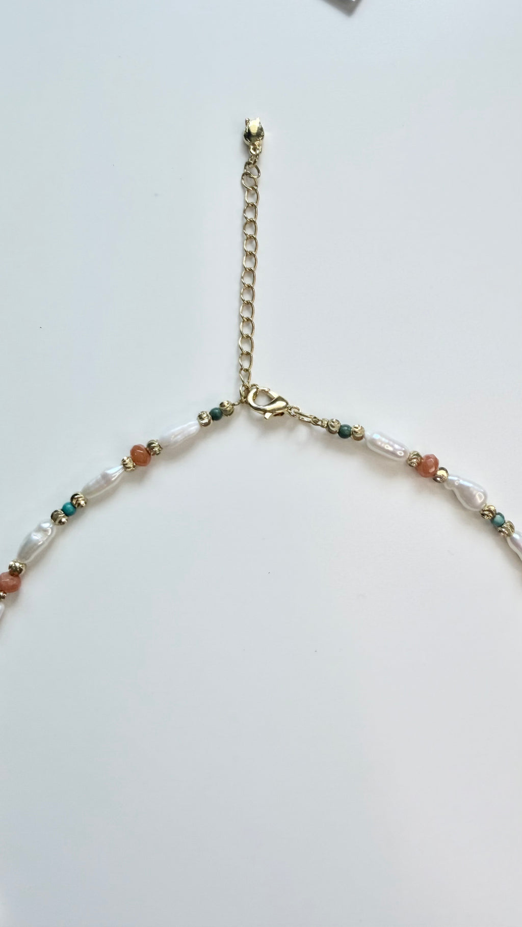 Baroque Freshwater Pearl & Natural Stone Layering Necklace | Vintage Aesthetic