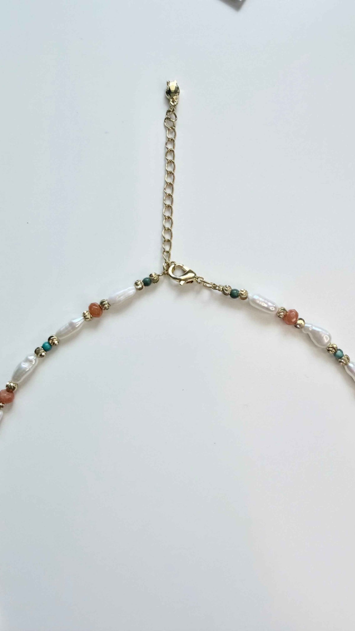 Baroque Freshwater Pearl & Natural Stone Layering Necklace | Vintage Aesthetic