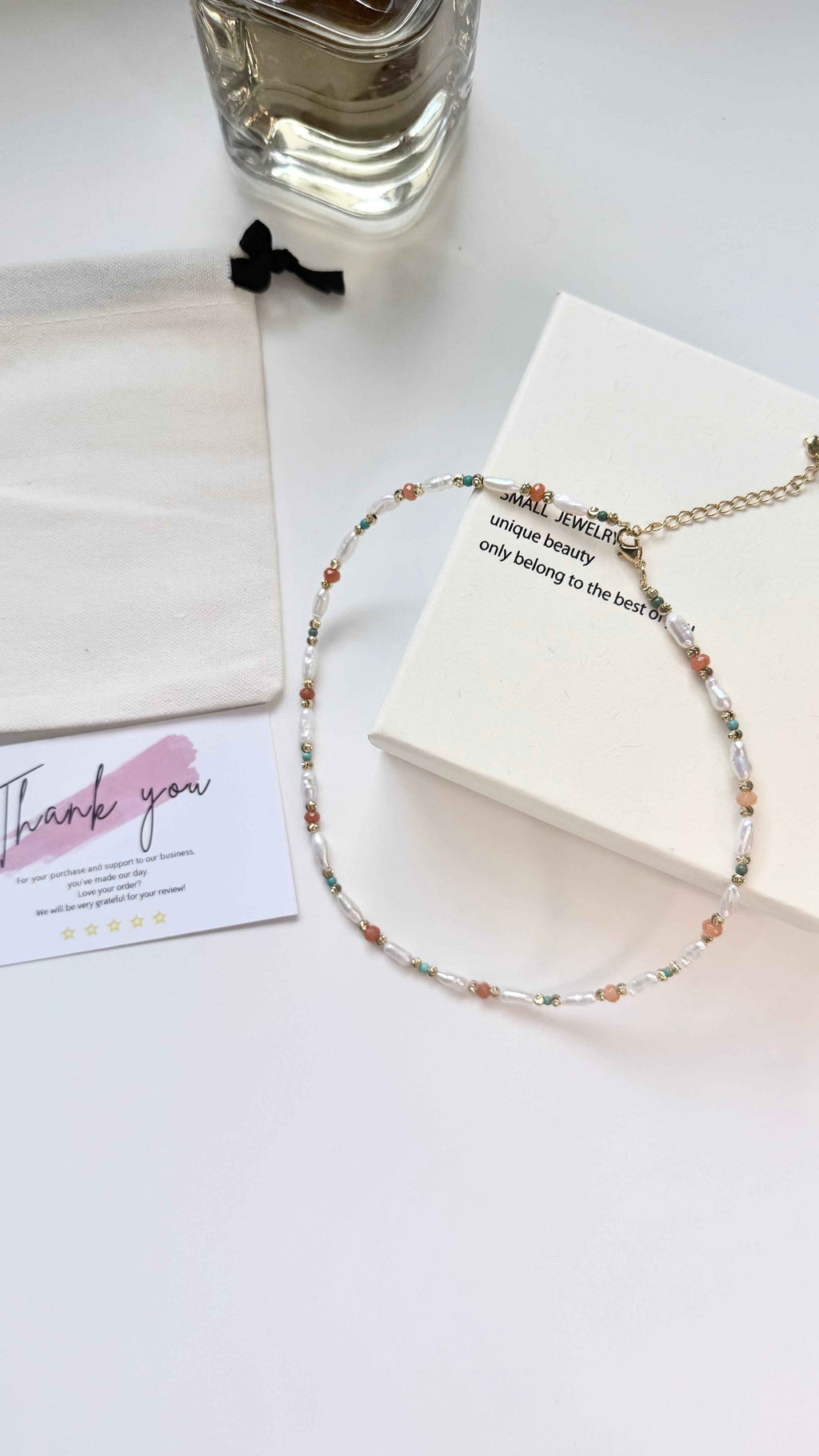 Baroque Freshwater Pearl & Natural Stone Layering Necklace | Vintage Aesthetic - Purlstique