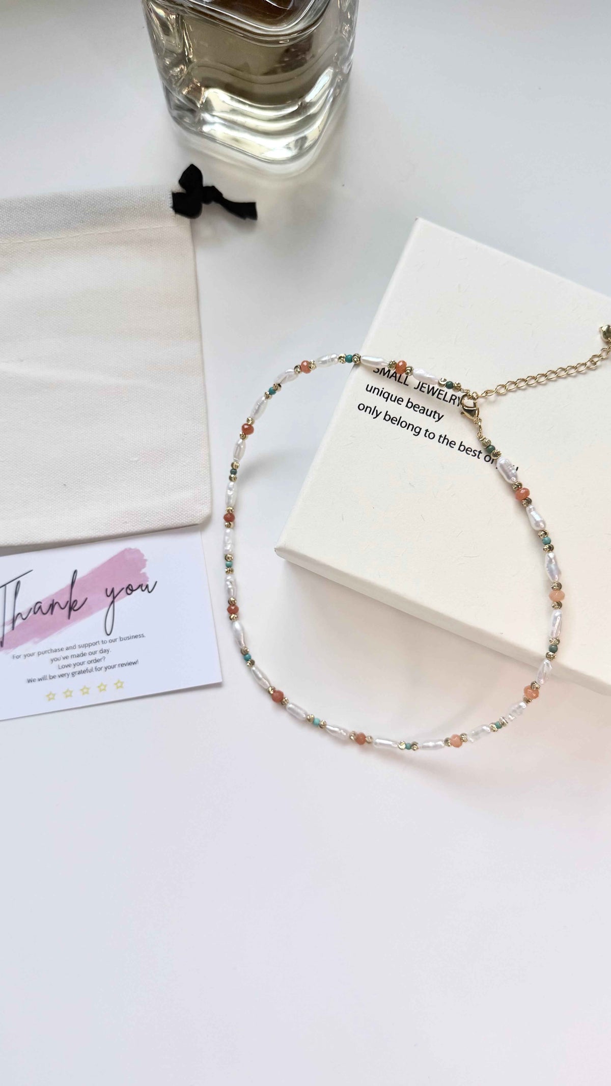 Baroque Freshwater Pearl & Natural Stone Layering Necklace | Vintage Aesthetic - Purlstique