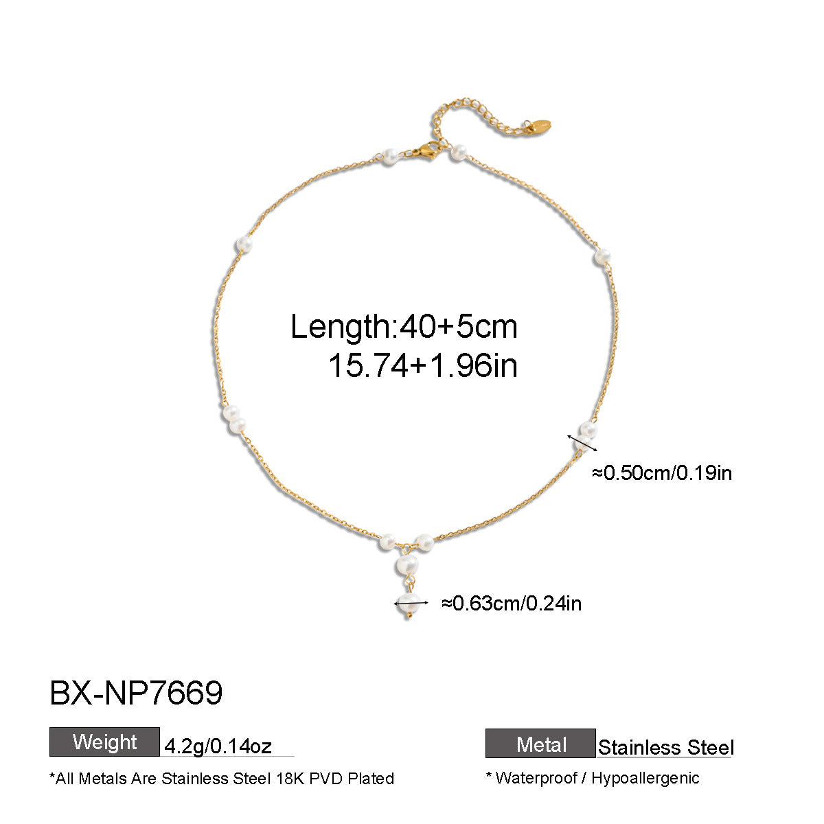 Baroque Freshwater Pearl Pendant Necklace - Purlstique