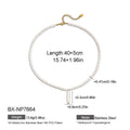 Freshwater Pearl Double-Layer Pendant Necklace