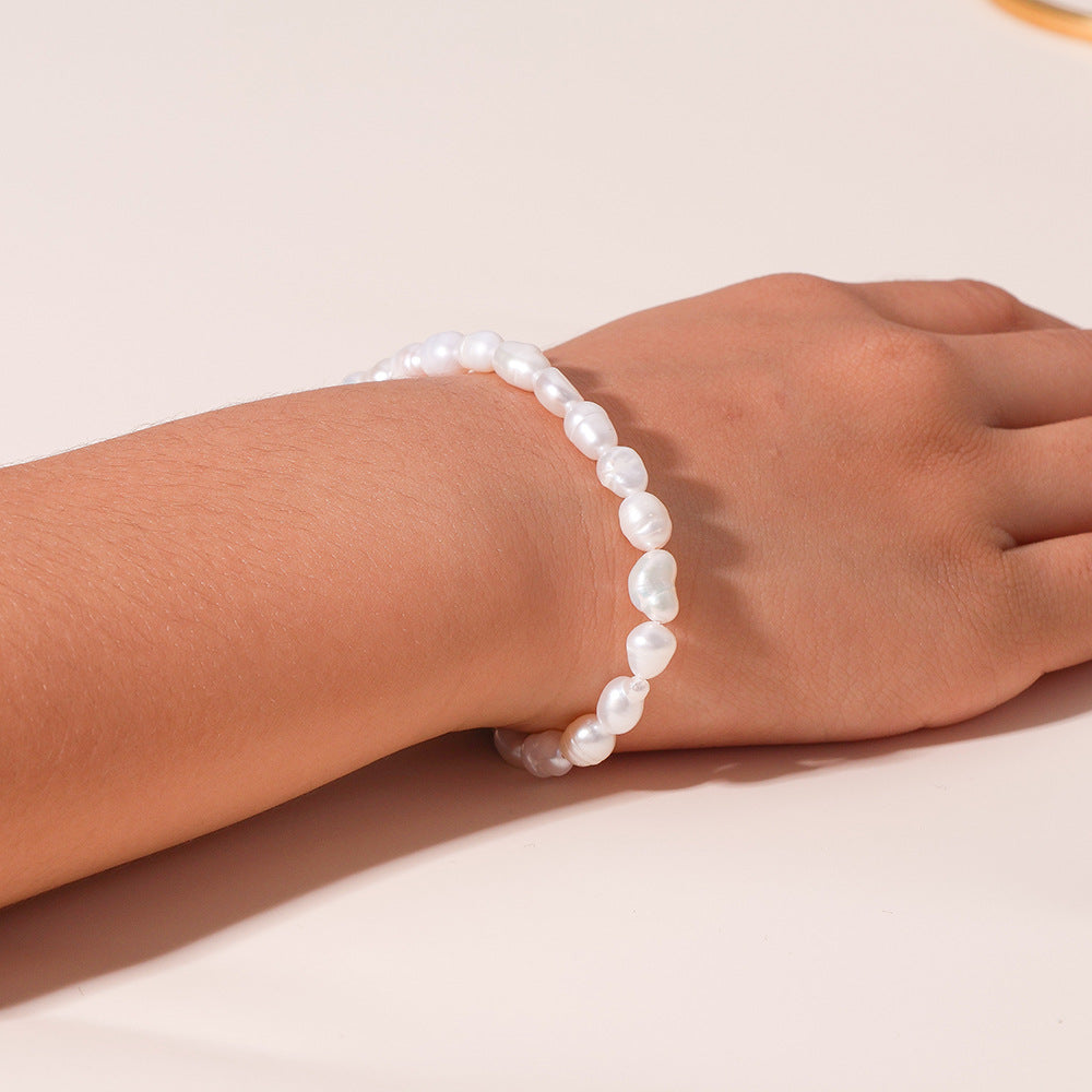 Freshwater Pearl Beaded Bracelet