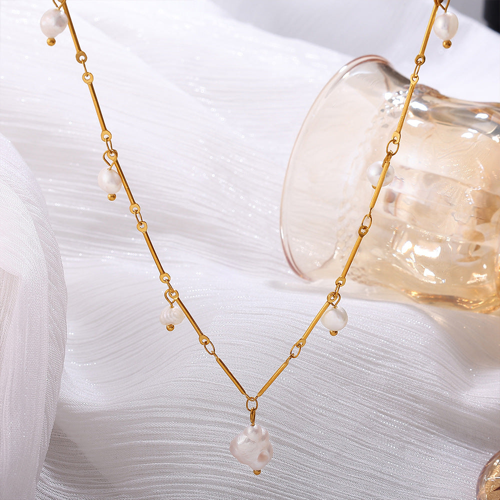 Freshwater Pearl Drop Necklace