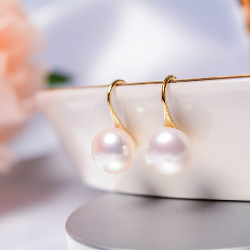 Freshwater Pearl Drop Earrings | S925 Sterling Silver