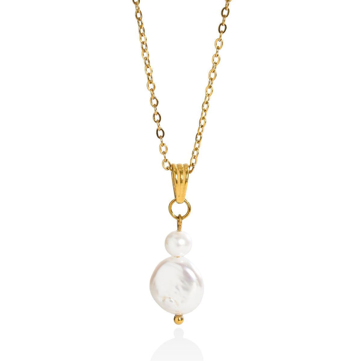 Mother-of-Pearl & Freshwater Pearl Necklace - Purlstique