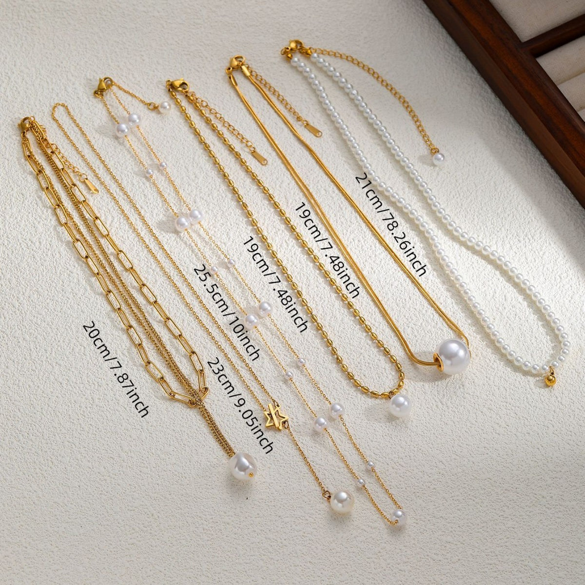 18K Gold-Plated Freshwater Pearl Pendant Necklace  Minimalist Everyday Jewellery