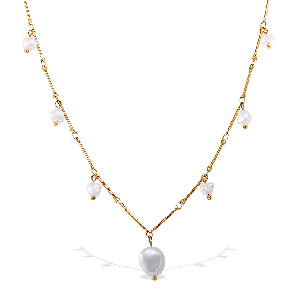 Freshwater Pearl Drop Necklace