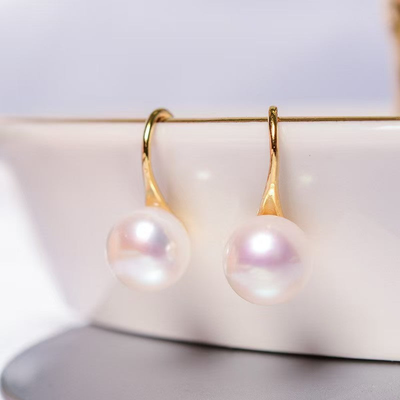 Freshwater Pearl Drop Earrings | S925 Sterling Silver