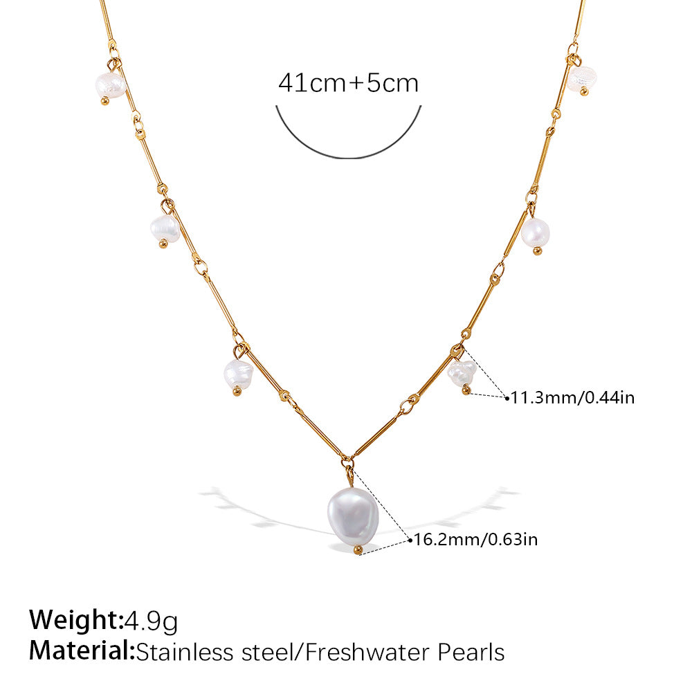 Freshwater Pearl Drop Necklace