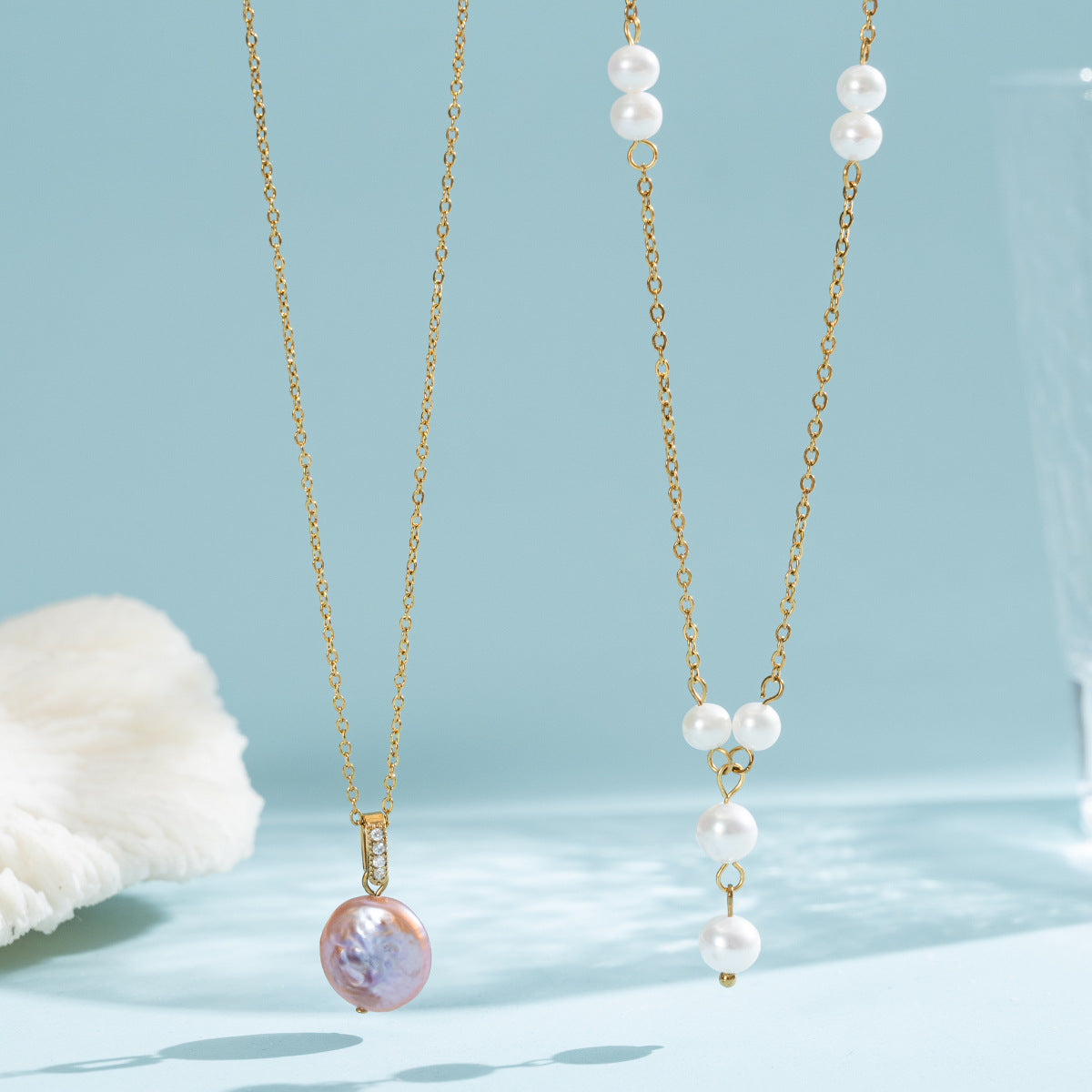 Baroque Freshwater Pearl Pendant Necklace