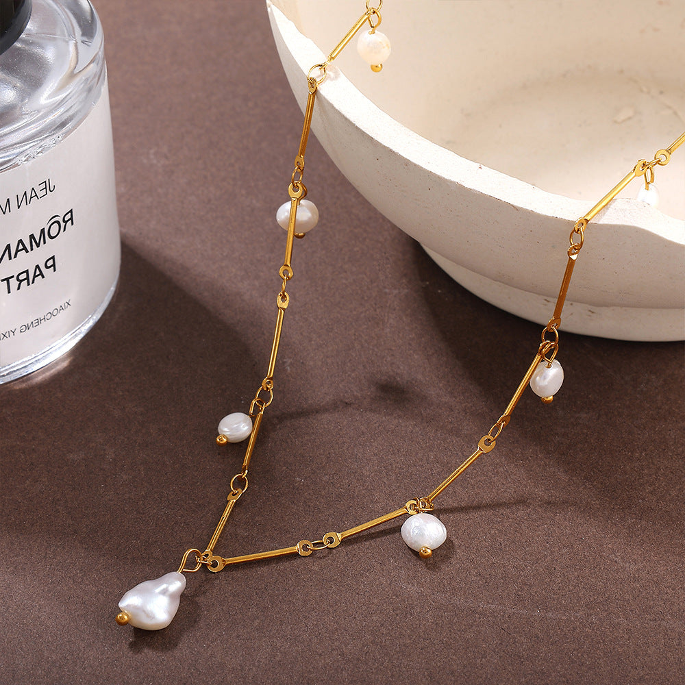 Freshwater Pearl Drop Necklace