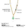 Freshwater Pearl & Natural Stone Pendant Necklace