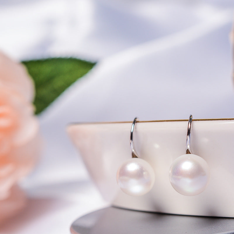 Freshwater Pearl Drop Earrings | S925 Sterling Silver