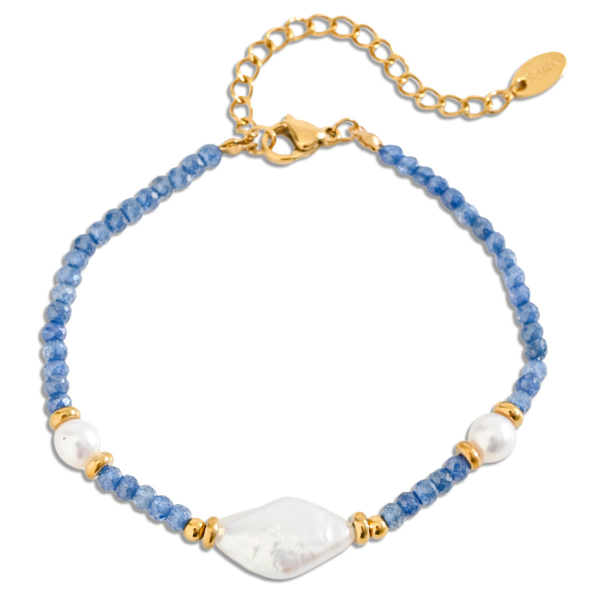 Freshwater Pearl & Faceted Bead Bracelet
