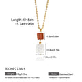 Freshwater Pearl & Coloured Stone Pendant Necklace