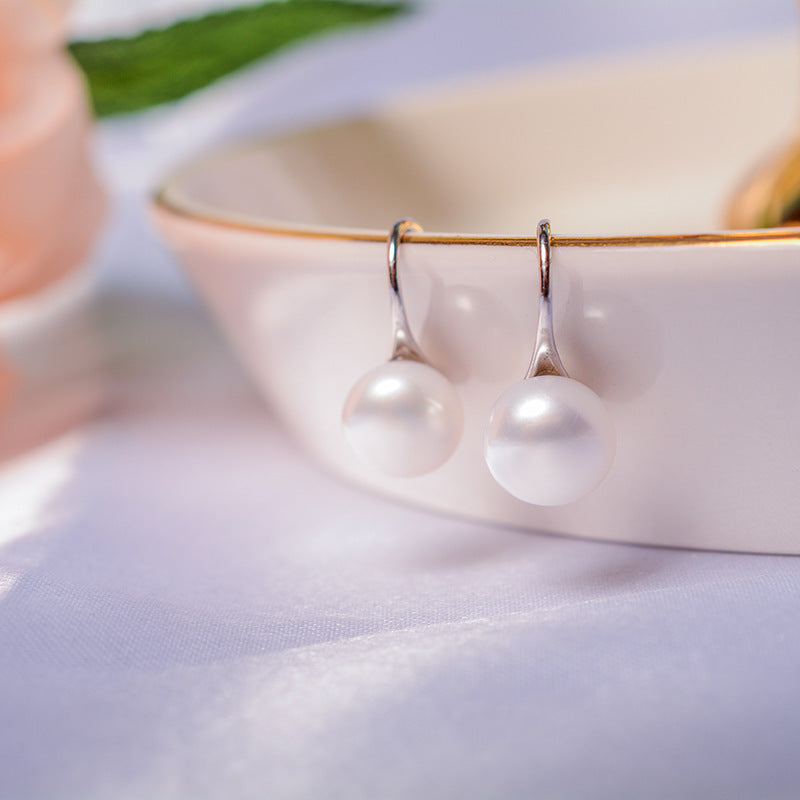 Freshwater Pearl Drop Earrings | S925 Sterling Silver