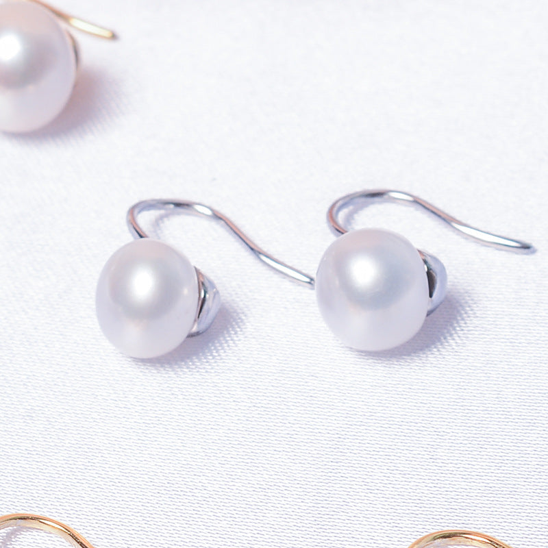 Freshwater Pearl Drop Earrings | S925 Sterling Silver
